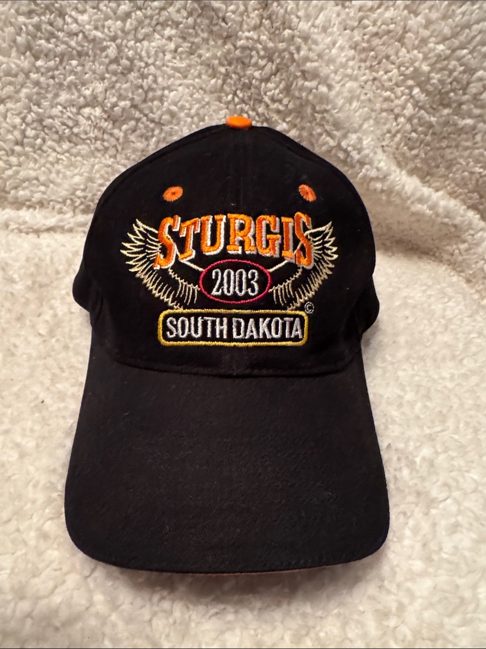 Sturgis 2003 South Dakota Black Baseball Cap